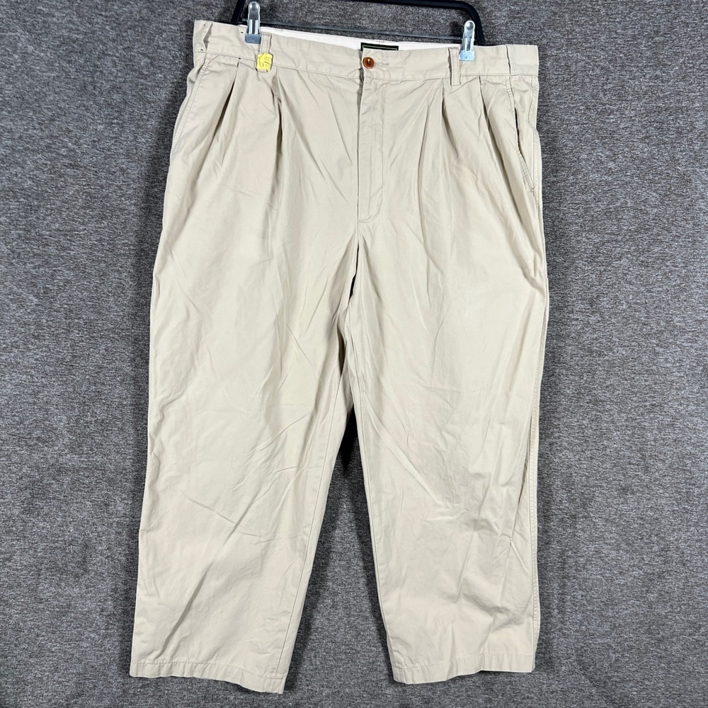 C.C. Filson Co. Mens Pleated Front Khaki Beige Casual Chino Pants‎ Size 40